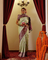 Handwoven Katan Silk Saree